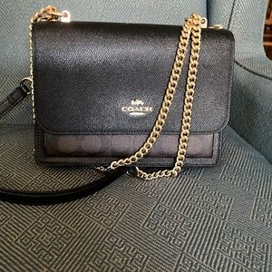 Coach coated canvas purse